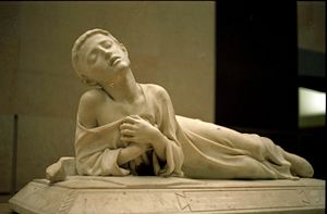 Statue of St. Tarcisius by Alexandre Falguière at the Musée d'Orsay, Paris