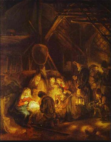 Rembrandt's "Adoration of the Shepherds"